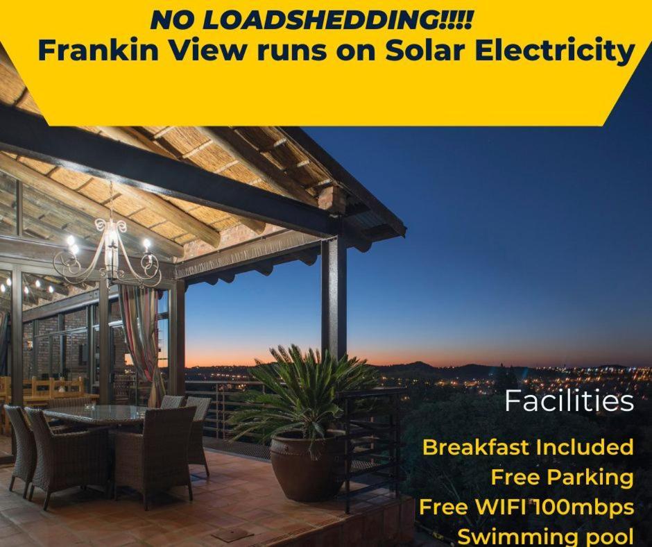 Franklin View Guesthouse บลูมฟอนเทน ภายนอก รูปภาพ